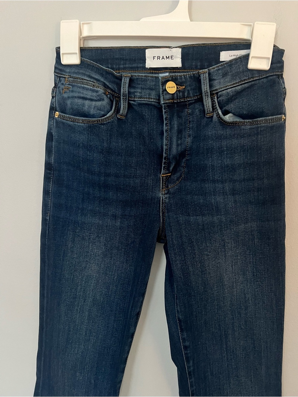 FRAME Le High Flare Jeans EUC size 26 - Picture 4 of 12